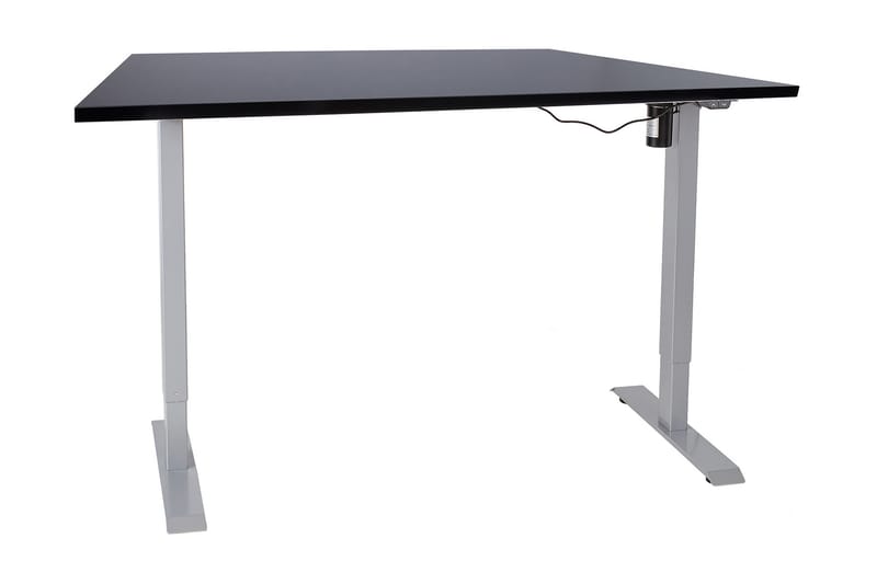 Ergosum 1 Skrivebord 140 cm Hæve/Sænke Elektrisk - Sort - Møbler - Borde - Kontorbord - Skrivebord - hæve-sænke-bord