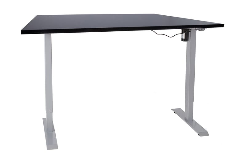 Ergosum 1 Skrivebord 140 cm Hæve/Sænke Elektrisk - Sort - hæve-sænke-bord - Skrivebord