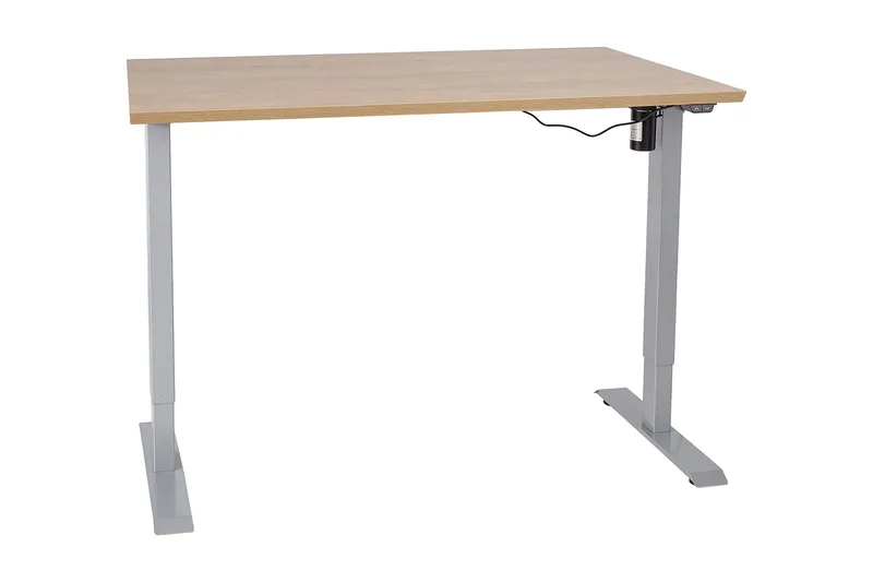 Ergosum 1 Skrivebord 140 cm Hæve/Sænke, Træ/Natur