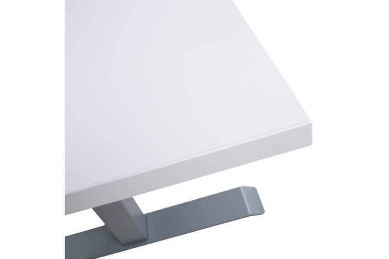 Ergosum 1 Skrivebord 160 cm Hæve/Sænke Elektrisk - Gråvit - hæve-sænke-bord - Skrivebord