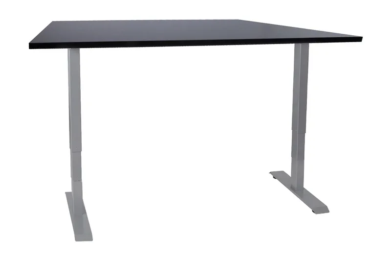 Ergosum 2 Skrivebord 140 cm Hæve/Sænke, Sort