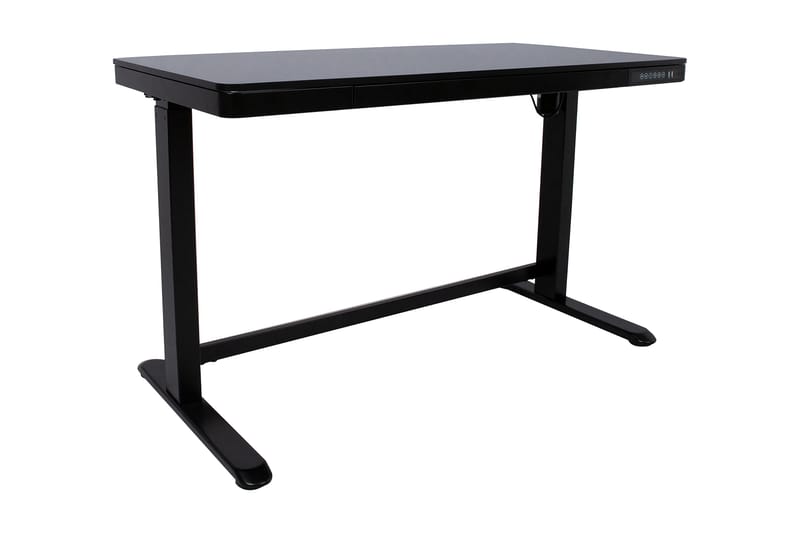 Ergosum Skrivebord 120 cm  Hæve/Sænke - Sort - hæve-sænke-bord - Skrivebord