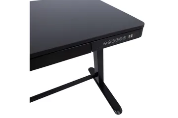 Ergosum Skrivebord 120 cm  Hæve/Sænke - Sort - Møbler - Borde - Kontorbord - Skrivebord - hæve-sænke-bord