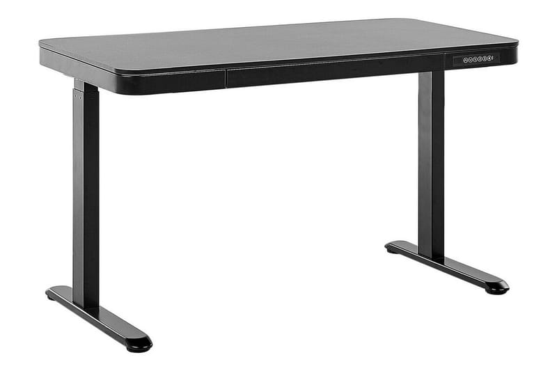 Farhan Skrivebord 60x120 cm - Sort - Møbler - Borde - Kontorbord - Skrivebord - hæve-sænke-bord