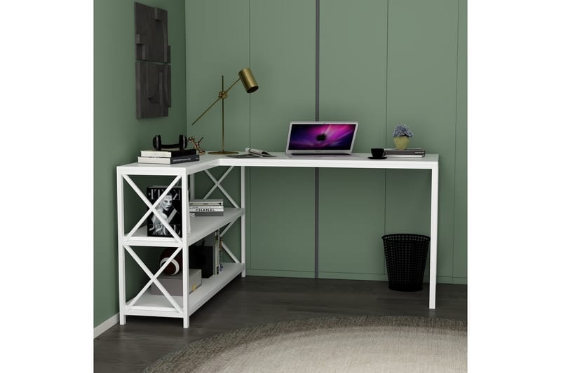 Flexy Skrivebord 150 cm - Hvid - Skrivebord