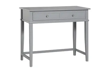 Franklin Skrivebord 90 cm med Opbevaring Skuffe Grå - Dorel Home - Møbler - Borde - Kontorbord - Skrivebord