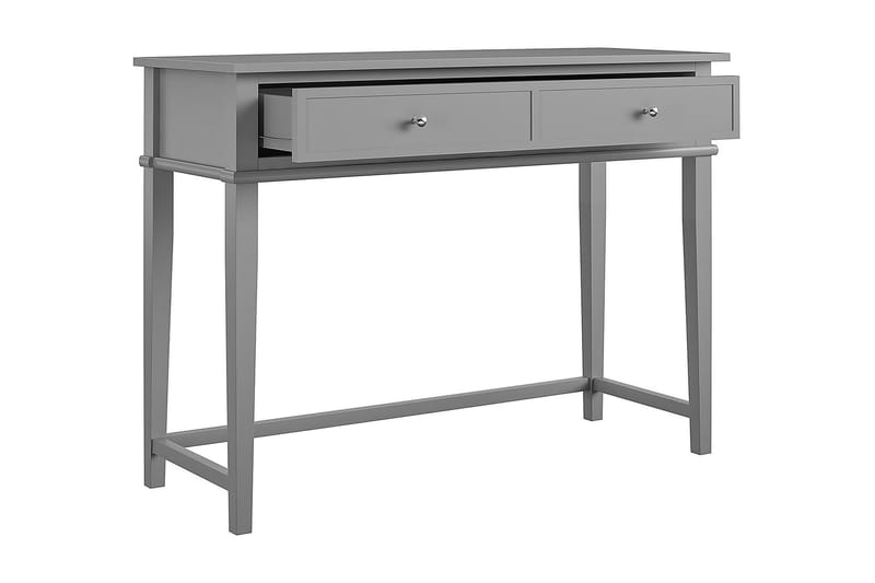 Franklin Skrivebord 90 cm med Opbevaring Skuffe Grå - Dorel Home - Møbler - Borde - Kontorbord - Skrivebord