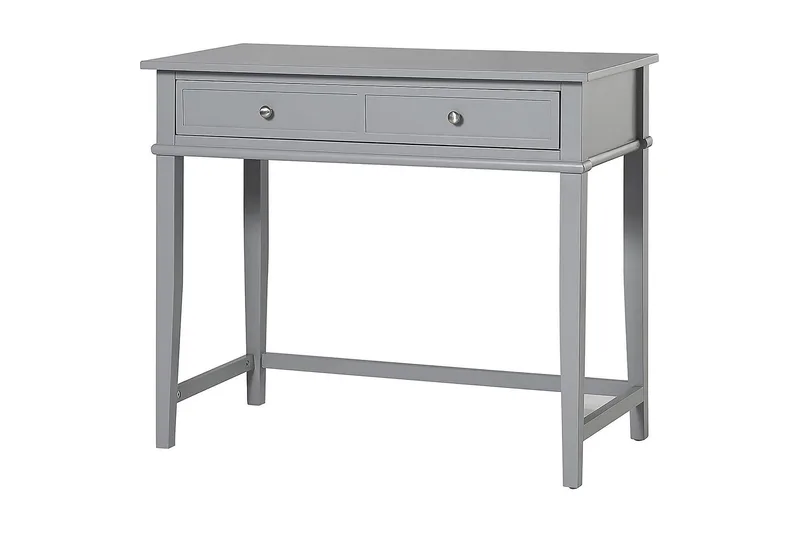 Franklin Skrivebord 90 cm med Opbevaring Skuffe Grå - Dorel Home - Møbler - Borde - Kontorbord - Skrivebord