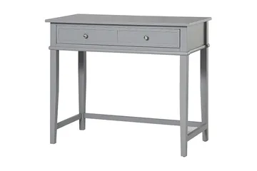 Franklin Skrivebord 90 cm med Opbevaring Skuffe Grå - Dorel Home - Møbler - Borde - Kontorbord - Skrivebord