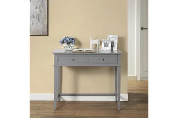 Franklin Skrivebord 90 cm med Opbevaring Skuffe Grå - Dorel Home - Møbler - Borde - Kontorbord - Skrivebord
