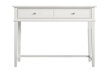 Franklin Skrivebord 90 cm med Opbevaring Skuffe Hvid - Dorel Home - Møbler - Borde - Kontorbord - Skrivebord