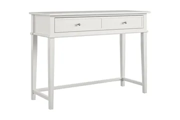 Franklin Skrivebord 90 cm med Opbevaring Skuffe Hvid - Dorel Home - Møbler - Borde - Kontorbord - Skrivebord