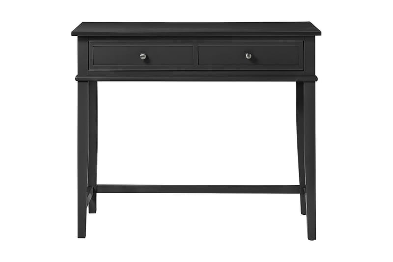 Franklin Skrivebord 90 cm med Opbevaring Skuffe Sort - Dorel Home - Møbler - Borde - Kontorbord - Skrivebord