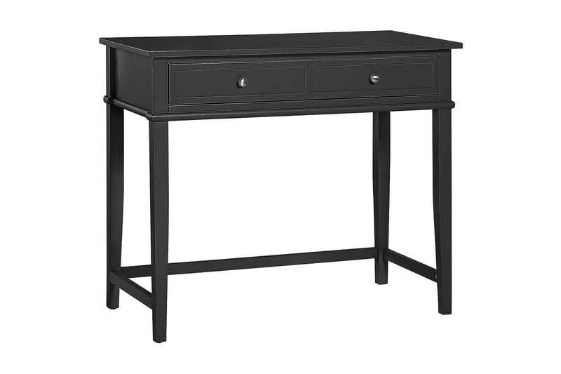 Franklin Skrivebord 90 cm med Opbevaring Skuffe Sort - Dorel Home - Møbler - Borde - Kontorbord - Skrivebord