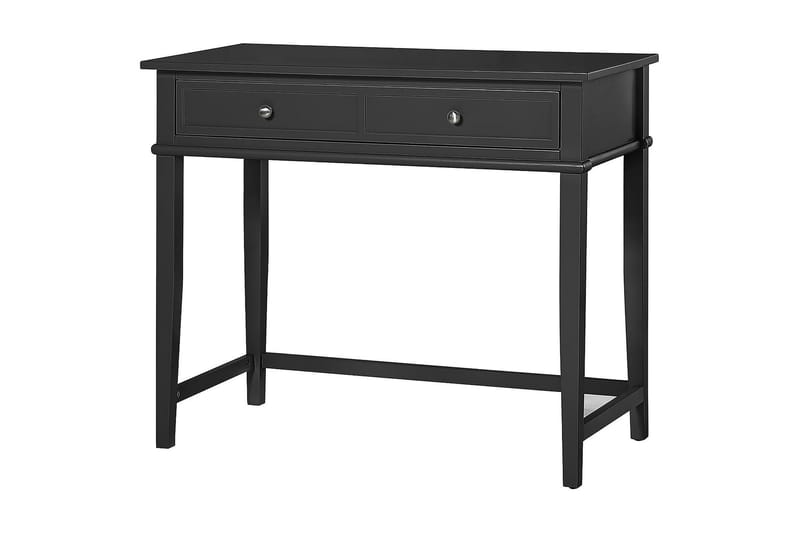 Franklin Skrivebord 90 cm med Opbevaring Skuffe Sort - Dorel Home - Møbler - Borde - Kontorbord - Skrivebord