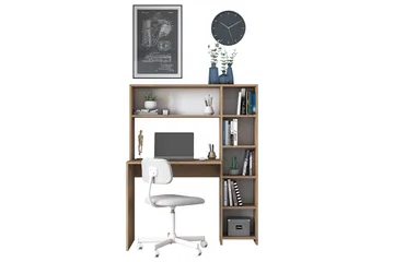 Freal Skrivebord 113 cm - Natur - Møbler - Borde - Kontorbord - Skrivebord