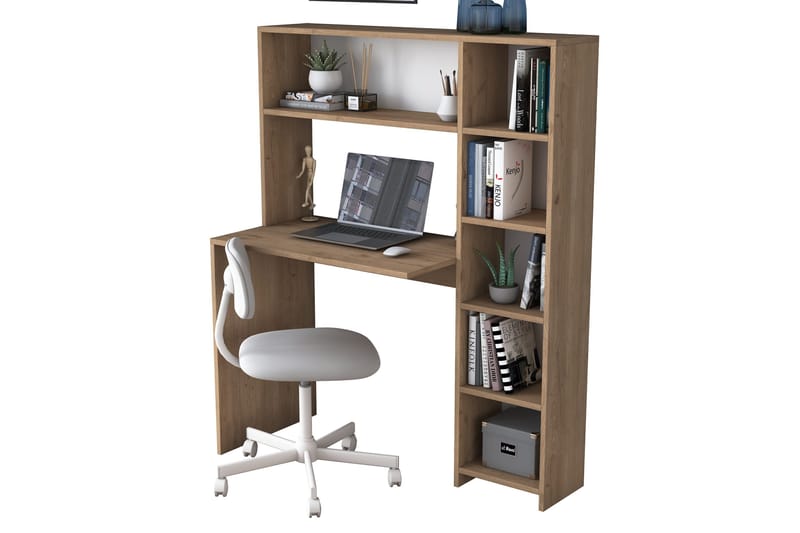 Freal Skrivebord 113 cm - Natur - Møbler - Borde - Kontorbord - Skrivebord