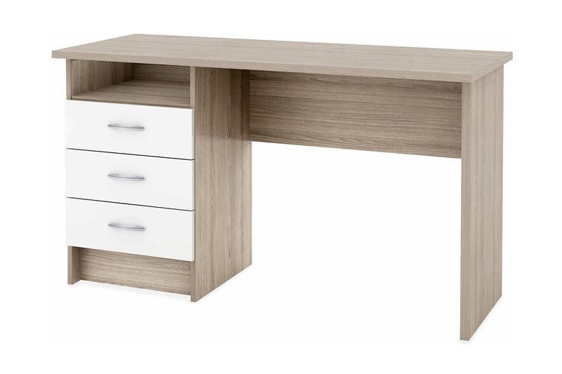 Function Skrivebord 120 cm - Eg/Hvid - Møbler - Borde - Kontorbord - Skrivebord