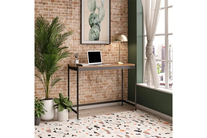 Genadi Skrivebord - Grå - Møbler - Borde - Kontorbord - Skrivebord