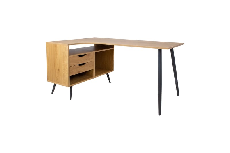 Georgia Skrivbord 145x80 cm NO_BRAND Black||Wood - Møbler - Borde - Kontorbord - Skrivebord