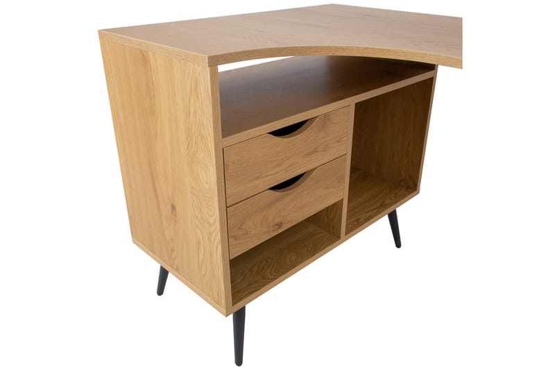 Georgia Skrivbord 145x80 cm NO_BRAND Black||Wood - Møbler - Borde - Kontorbord - Skrivebord