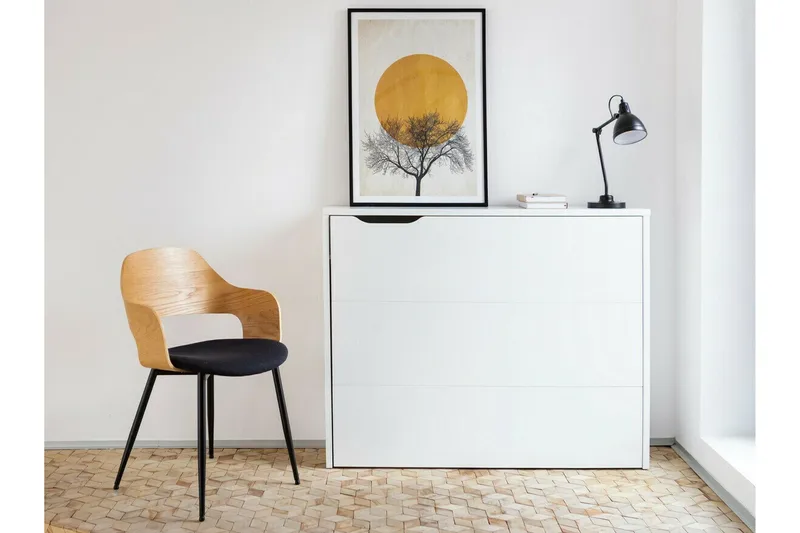 Grianan Skrivbord 136 cm White - Møbler - Borde - Kontorbord - Skrivebord - hjørneskrivebord