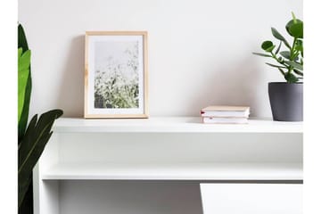 Grianan Skrivbord 136 cm White - Møbler - Borde - Kontorbord - Skrivebord - hjørneskrivebord