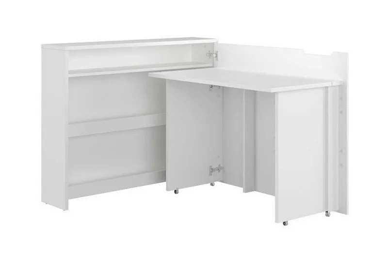 Grianan Skrivbord 136 cm White - Møbler - Borde - Kontorbord - Skrivebord - hjørneskrivebord