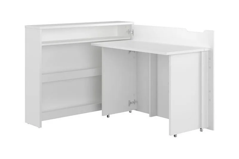 Grianan Skrivbord 136 cm White - Møbler - Borde - Kontorbord - Skrivebord - hjørneskrivebord