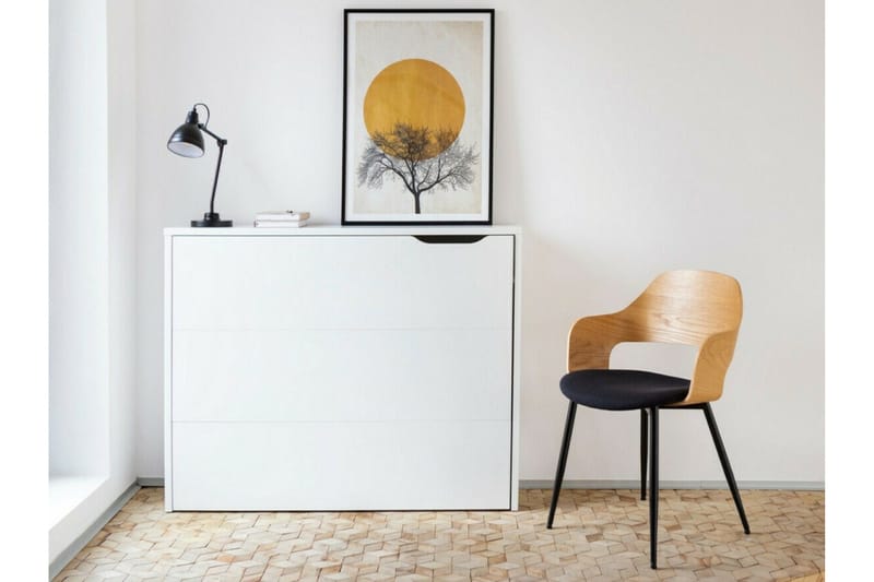 Grianan Skrivbord 136 cm White - Møbler - Borde - Kontorbord - Skrivebord - hjørneskrivebord