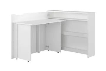Grianan Skrivbord 136 cm White - Møbler - Borde - Kontorbord - Skrivebord - hjørneskrivebord