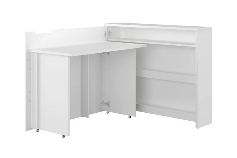 Grianan Skrivbord 136 cm White - Møbler - Borde - Kontorbord - Skrivebord - hjørneskrivebord