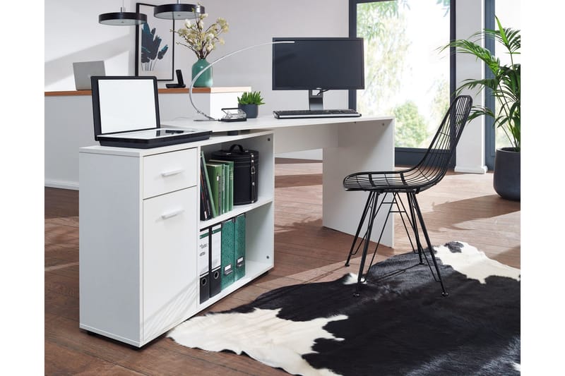 Gulshan skrivebord 120 cm - Hvid - Møbler - Borde - Kontorbord - Skrivebord