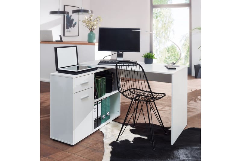 Gulshan skrivebord 120 cm - Hvid - Møbler - Borde - Kontorbord - Skrivebord