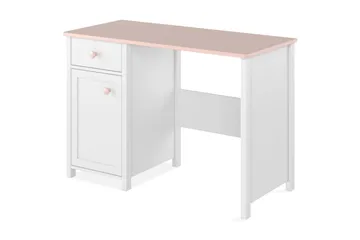 Hilts Skrivebord 110 cm med opbevaring Skuffe + skab - Møbler - Borde - Kontorbord - Skrivebord