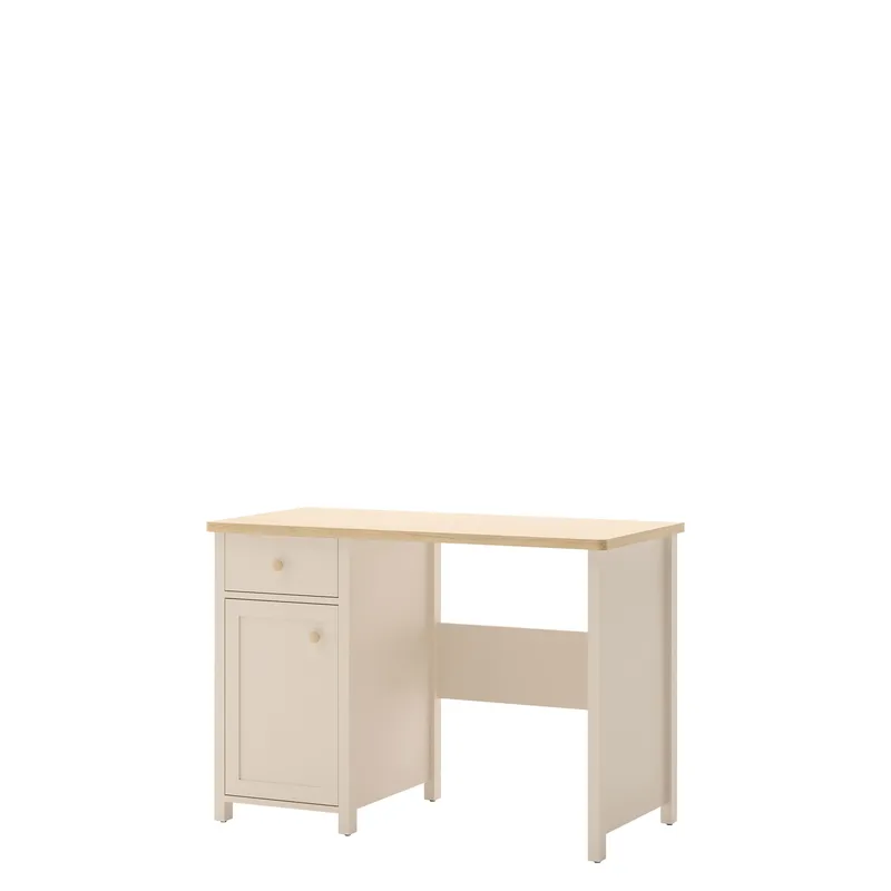 skrivebord Historie Beige, eg, Beige, eg