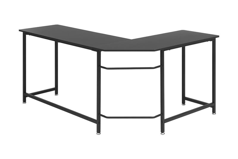 Maletto Hjørneskrivebord 168 cm - Sort - hjørneskrivebord