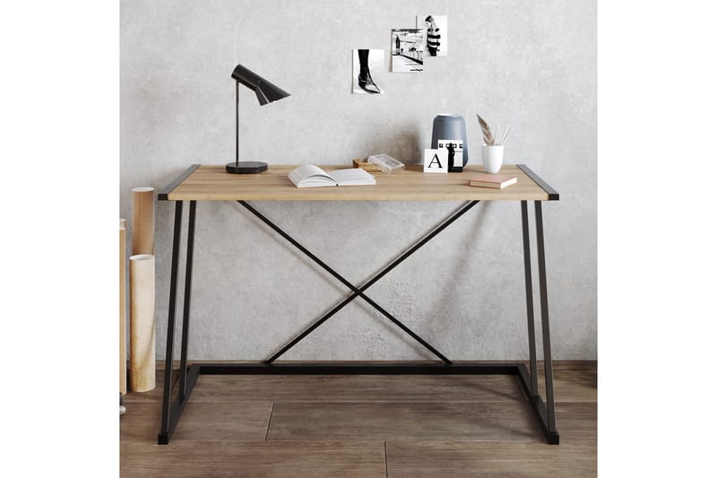 Holmö Skrivebord 120 cm - Brun - Møbler - Borde - Kontorbord - Skrivebord