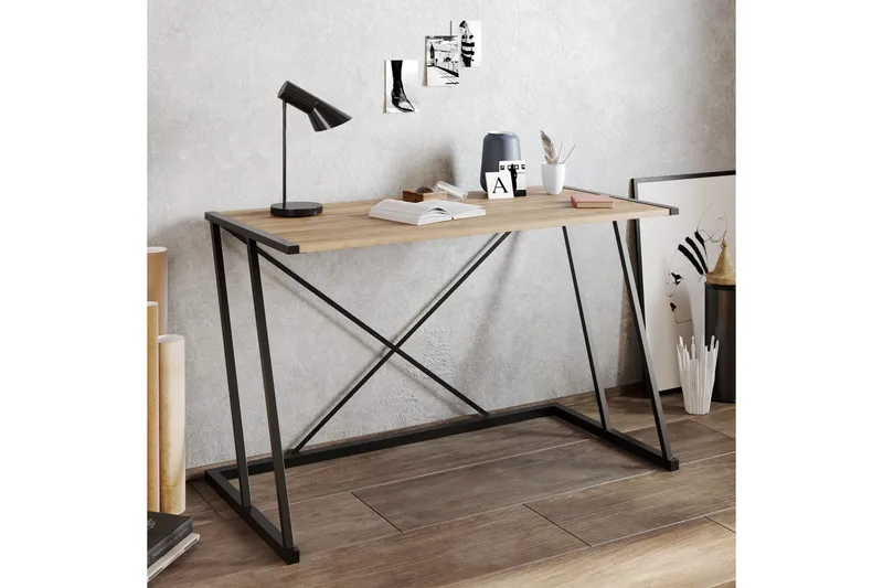 Holmö Skrivebord 120 cm - Brun - Møbler - Borde - Kontorbord - Skrivebord