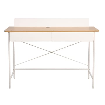 Skrivebord HOME4YOU Ferdie 120x48x88 cm ask/hvid - ask/hvid - Møbler - Borde - Kontorbord - Skrivebord
