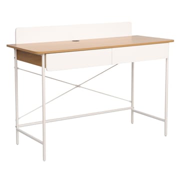 Skrivebord HOME4YOU Ferdie 120x48x88 cm ask/hvid - ask/hvid - Møbler - Borde - Kontorbord - Skrivebord