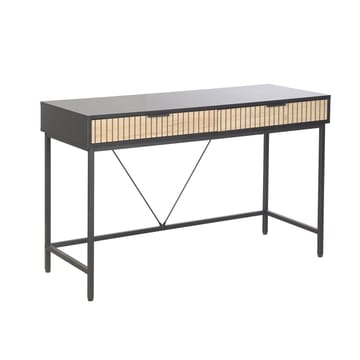 Skrivebord HOME4YOU Helve 120x48x76 cm melamin - sort / lyst træ - Møbler - Borde - Kontorbord - Skrivebord