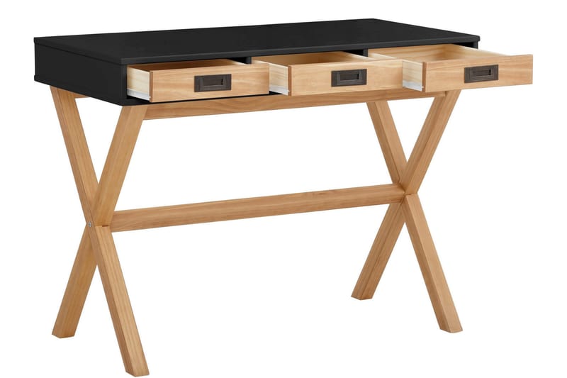Homestead Skrivbord 160 cm - Sort - Møbler - Borde - Kontorbord - Skrivebord
