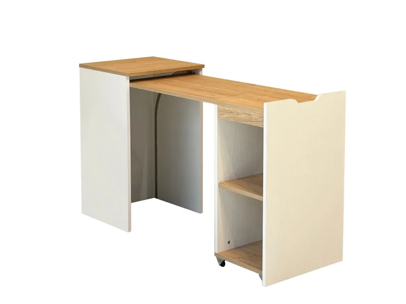 Skrivebord Homitis Modulo (97 x 75 x 47 cm) Eg creme, undefined