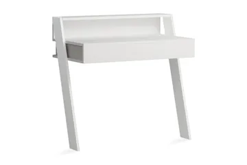Homitis Vægskrivebord 94 cm med Opbevaring Skuffe + Hylde - Hvid - Møbler - Borde - Kontorbord - Skrivebord