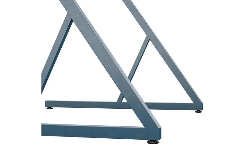 Skrivebord i Træ med Metalstel - Blå - Møbler - Borde - Kontorbord - Skrivebord