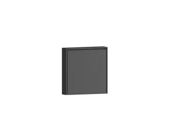 Irbene Vægskrivebord 59 cm med Opbevaringshylde - Antracit - Møbler - Borde - Kontorbord - Skrivebord