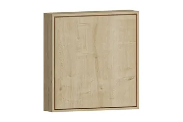 Irbene Vægskrivebord 59 cm med Opbevaringshylde - Natur - Møbler - Borde - Kontorbord - Skrivebord
