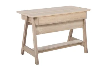 Jackson Skrivebord 110 cm med Opbevaring Hylde - Hvid - Møbler - Borde - Kontorbord - Skrivebord