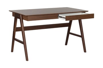 Jahnyia skrivebord med 2 skuffer - Træ / natur - Møbler - Borde - Kontorbord - Skrivebord